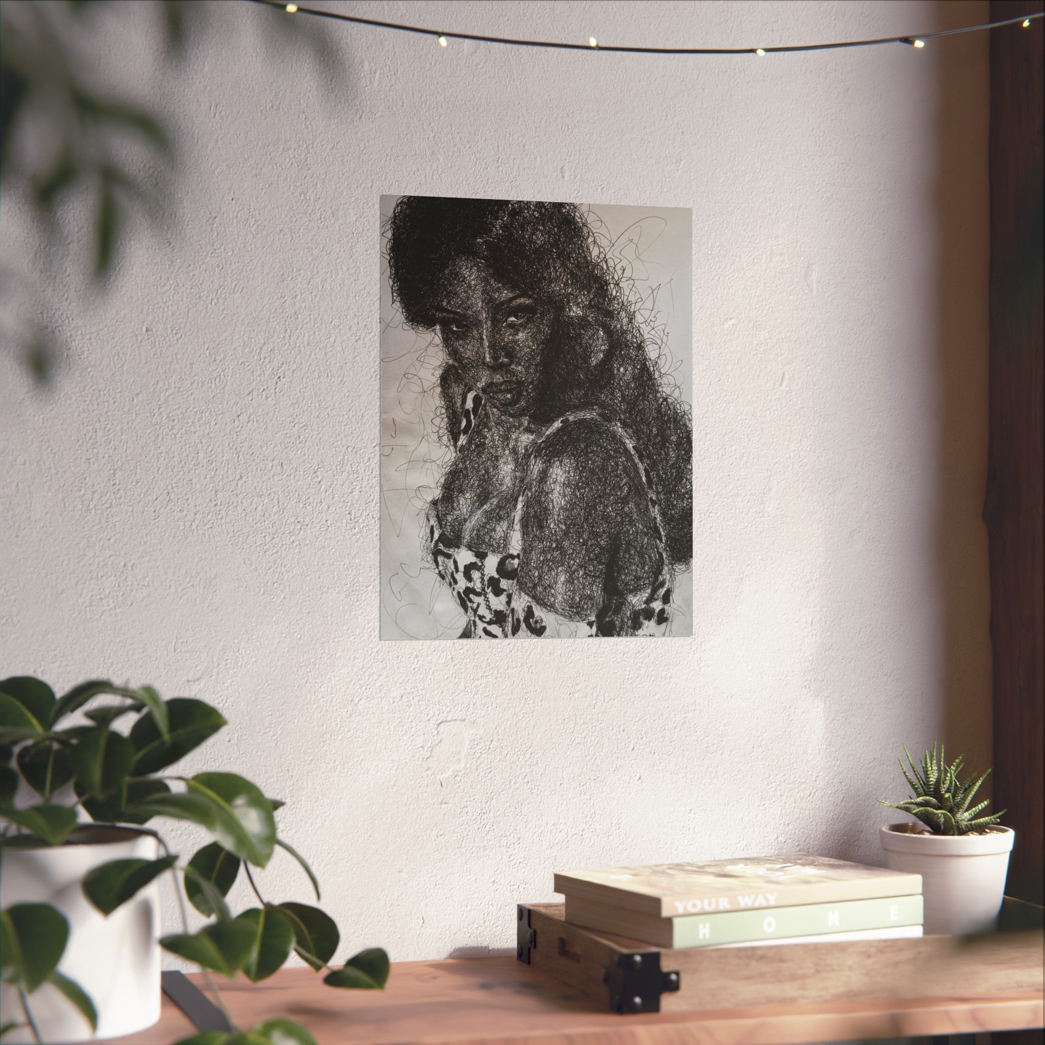 “Naomi” print