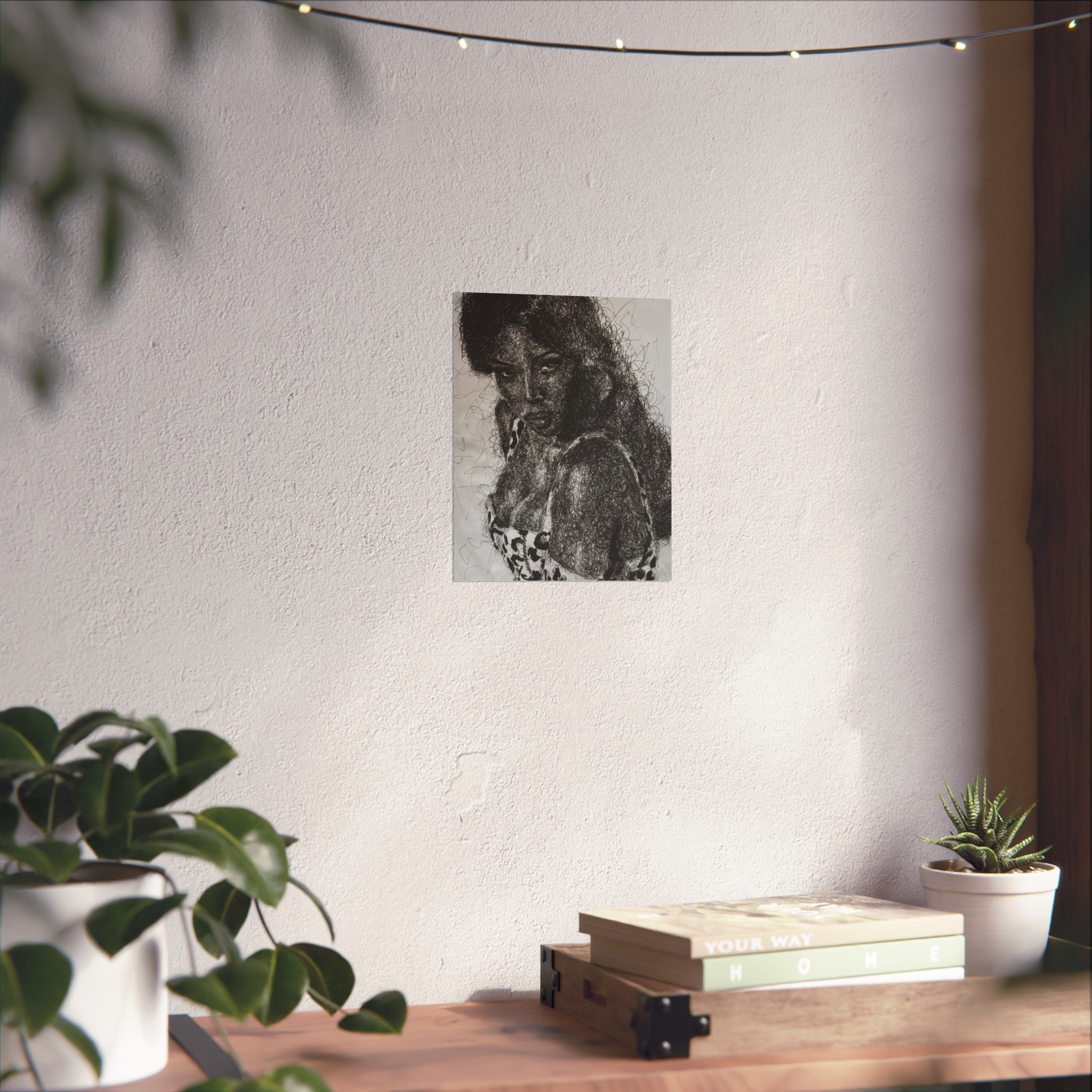 “Naomi” print