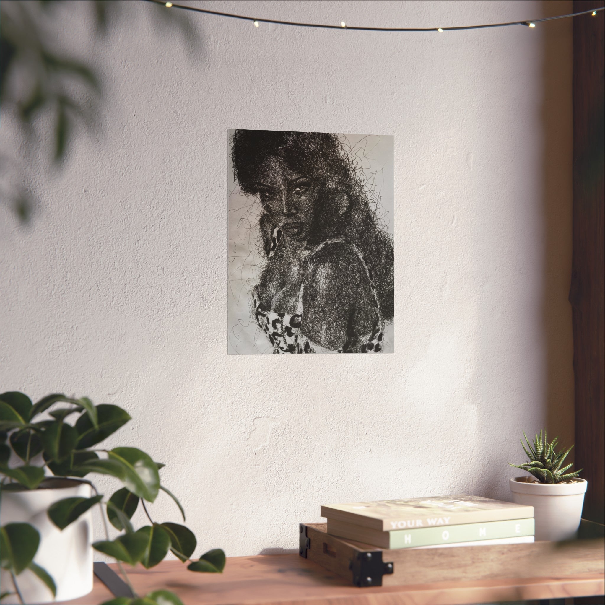 “Naomi” print