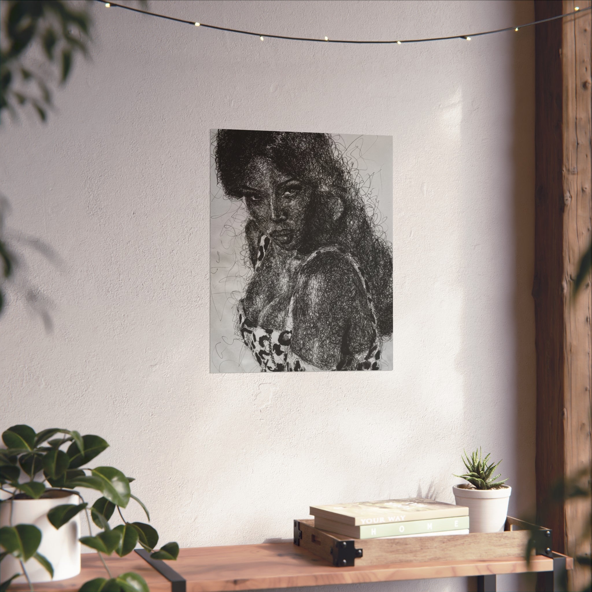 “Naomi” print