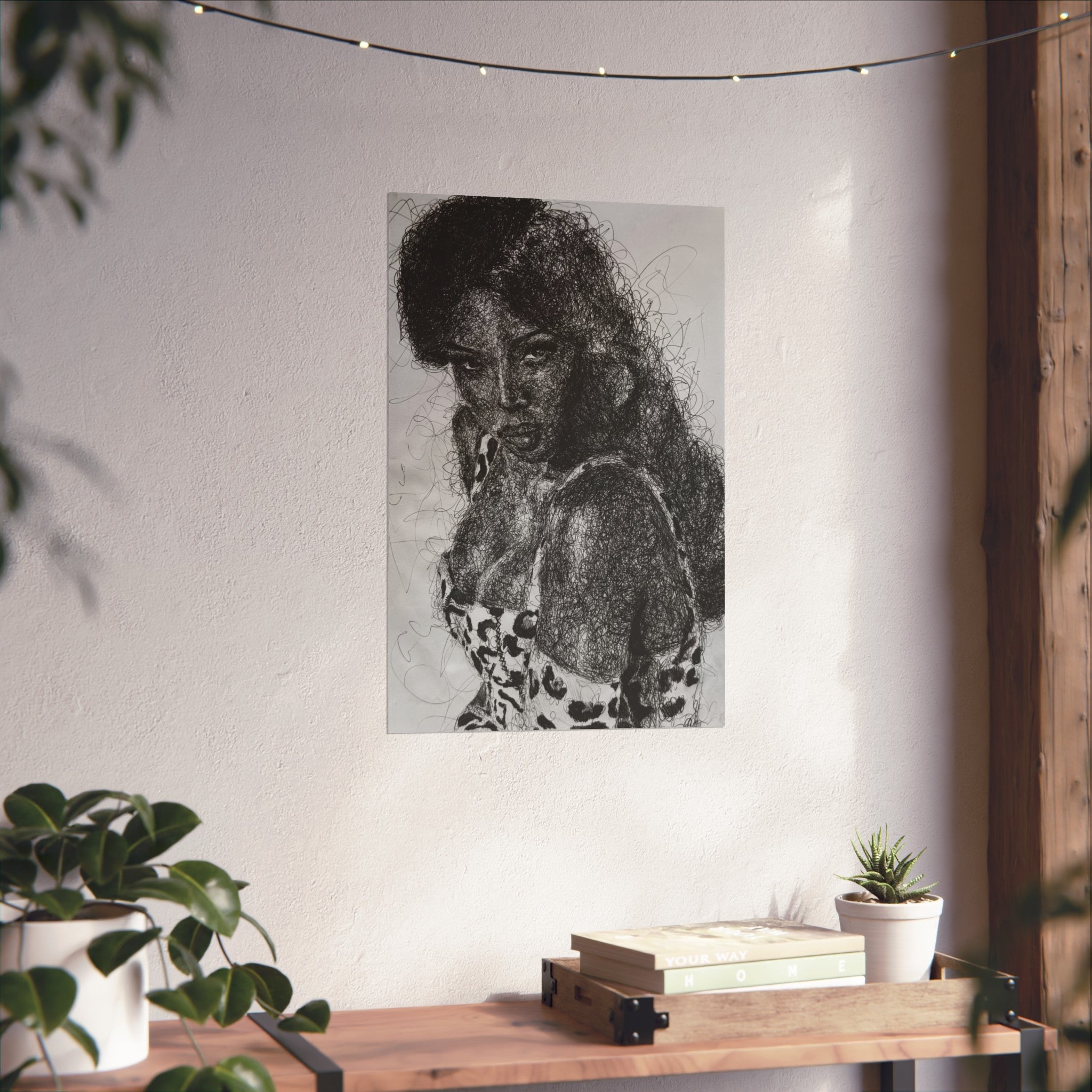 “Naomi” print