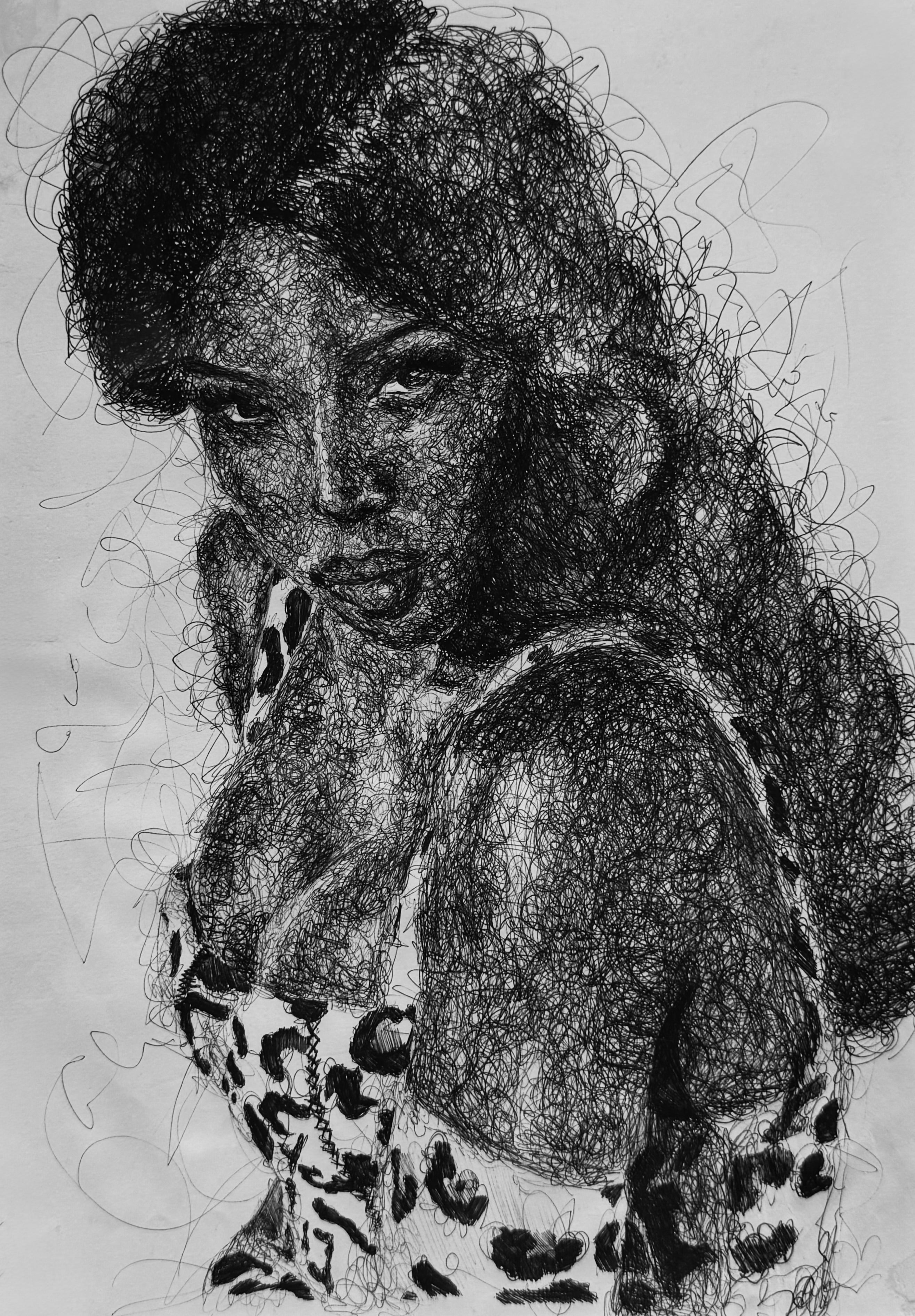 “Naomi” print